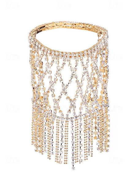 Crystal Hand – Rhinestone Women's Bracelet Luxury Chain FashionChic