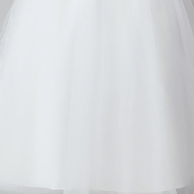 Party Kids Dress Girls' Color Girl Solid Flower FashionChic