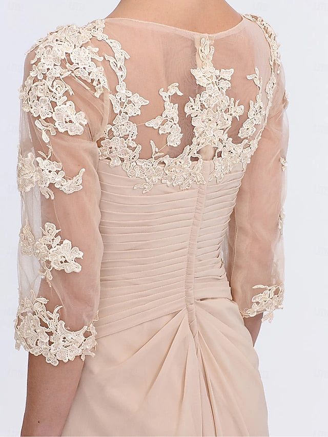 Elegant Guest Mother Dress Size Wedding Bride Plus A-Line of the FashionChic