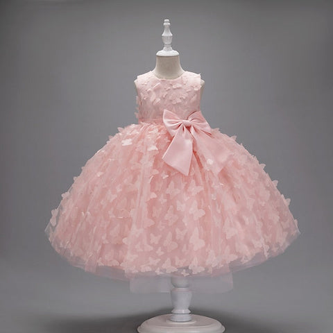 Girls' Dress Girl Flower Kids Butterfly Party FashionChic