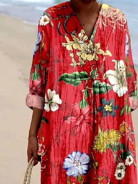 Women's Midi Dress Casual Dress Sundress A Line Dress