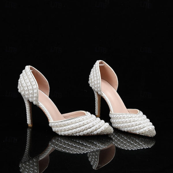 White Comfort Wedding Shoes Women's FashionChic