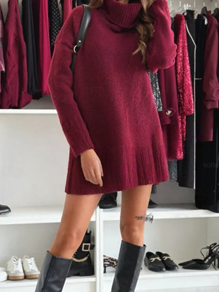 Women's Mini Dress Sweater Dress Dress Set Modern Daily