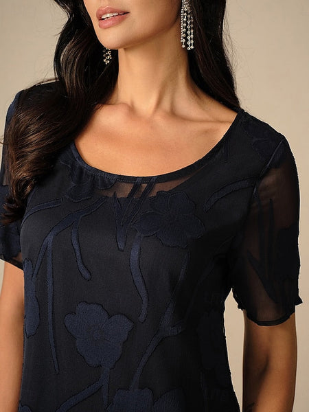 Women's Knee Length Dress Chiffon Dress Elegant Casual FashionChic