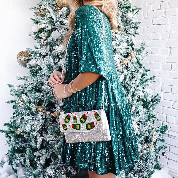 Women's Mini Dress Sequin Dress Prom Dress Party Dress