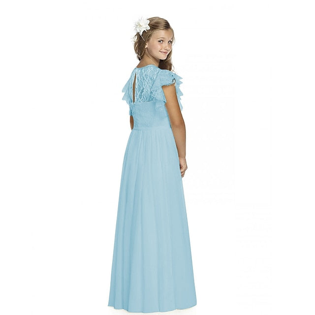 Girls' Flower Party Wedding Performance Dress Girl FashionChic