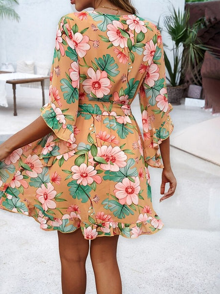 Women's Mini Dress Casual Dress Floral Dress Summer Dress