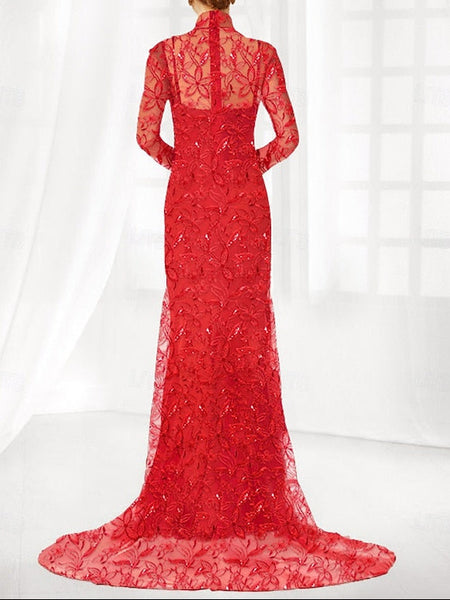 Sheath Simple the Column Bride Elegant of / Mother Dress FashionChic