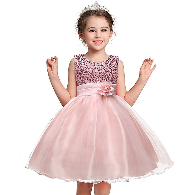 Girl Wedding Flower Party Dress Girls' FashionChic