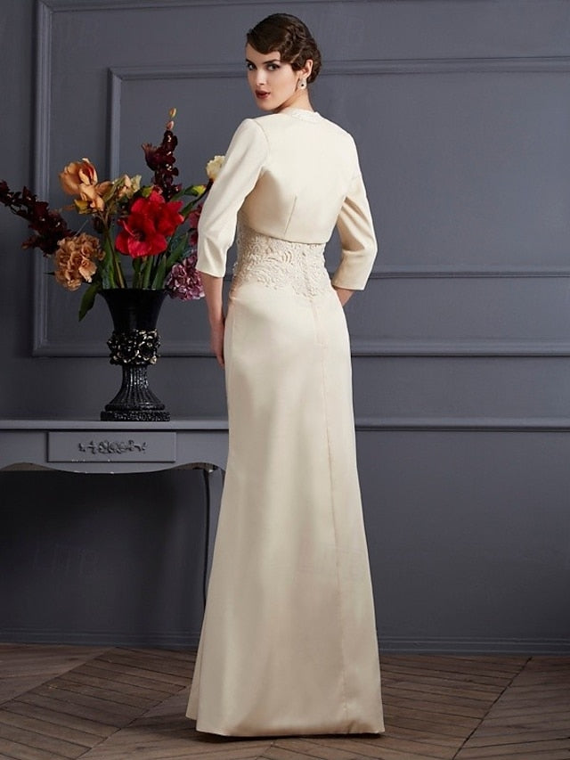 Elegant of Guest Sheath Mother Dress Bride Wedding the Plus Size FashionChic