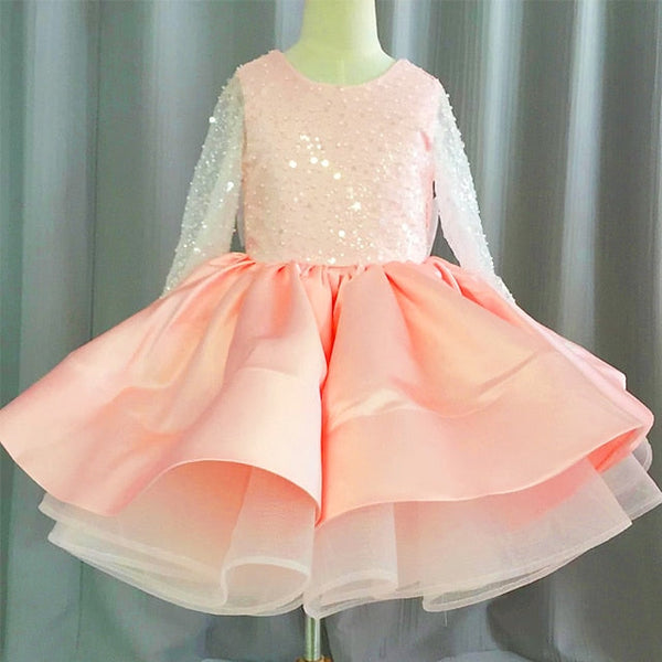 Kids Dress Girl's Girls' Flower Party Solid FashionChic