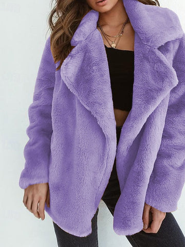 Women's Furs Warm Teddy Coat Comfortable Faux Fur FashionChic