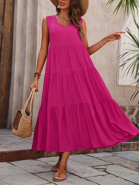 Women's Maxi Dress Casual Dress Swing Dress A Line Dress FashionChic