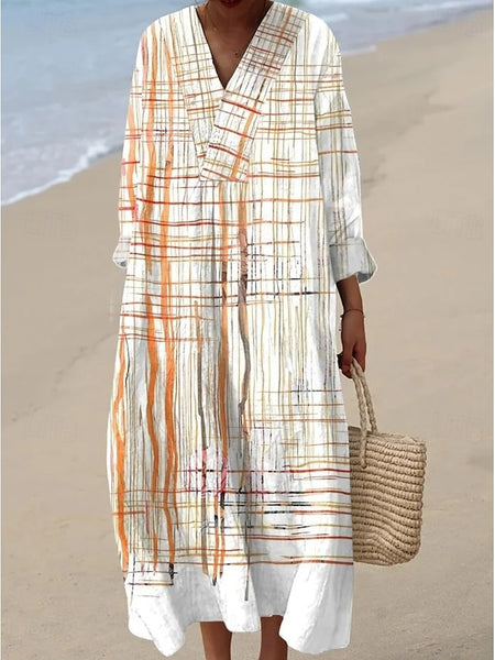 Women's Maxi Dress Sundress Shift Dress Vacation Casual