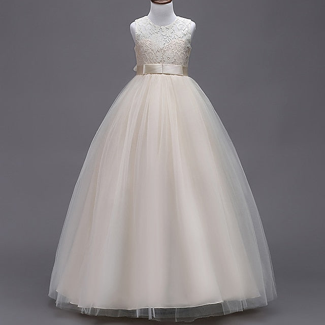 Flower Gown Girls' Dress Evening Party Girl FashionChic