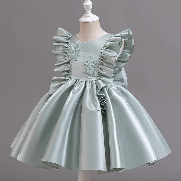 Floral Dress Sleeveless Toddler Wedding Girls' Party FashionChic