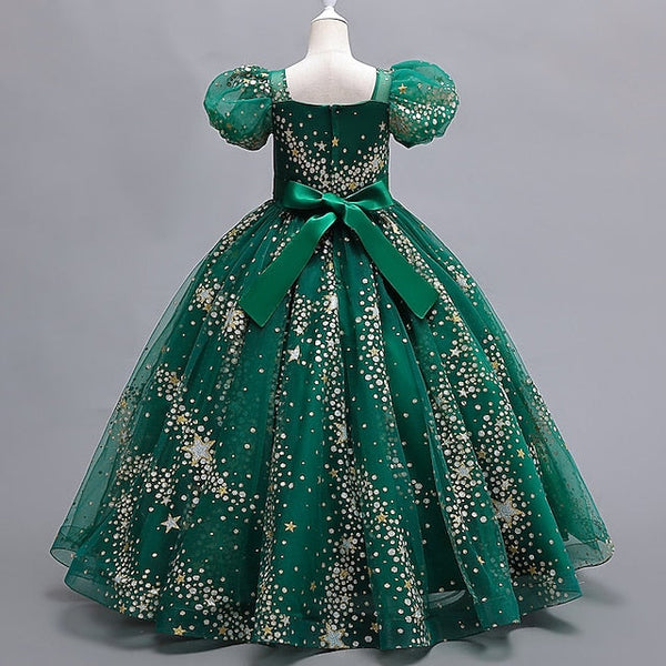 Party Short Star Flower Dot Dress Polka Girls' Kids FashionChic