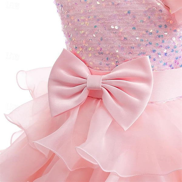 Gown Pageant Ball Flower Party Kids Dress Girls Wedding Ruffle FashionChic