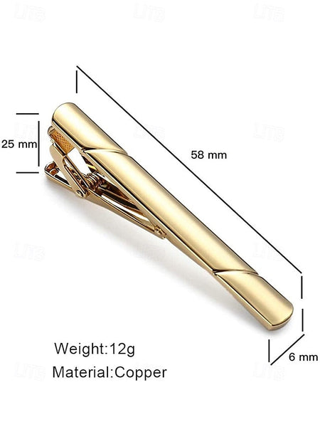 Clip Men's Colors 7 Tie Metal Classic Available - FashionChic