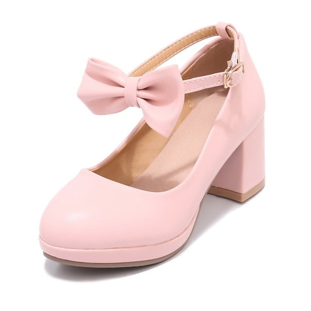 Girls' - Shoes Mary for White Weddings Jane Bow Perfect FashionChic