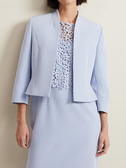 Elegant Simple of Bride Crew Mother Dress Column / the Sheath FashionChic