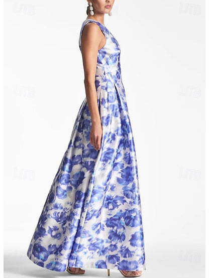 High A-Line Wedding Split Evening Gown Dress Beach Formal FashionChic