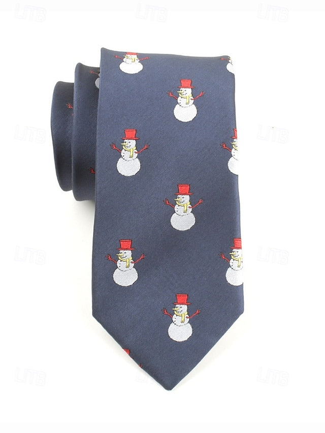 Santa Necktie with Christmas Men's FashionChic