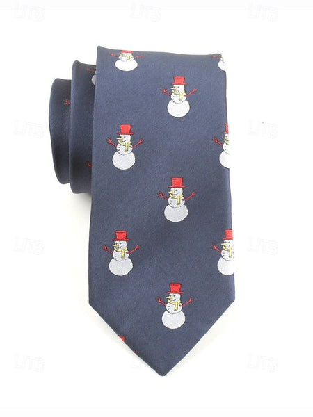 Santa Necktie with Christmas Men's FashionChic