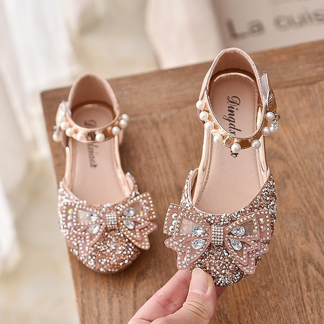 Girls' Heel Heels Daily Glitter Shoes PU Dress Glitters FashionChic