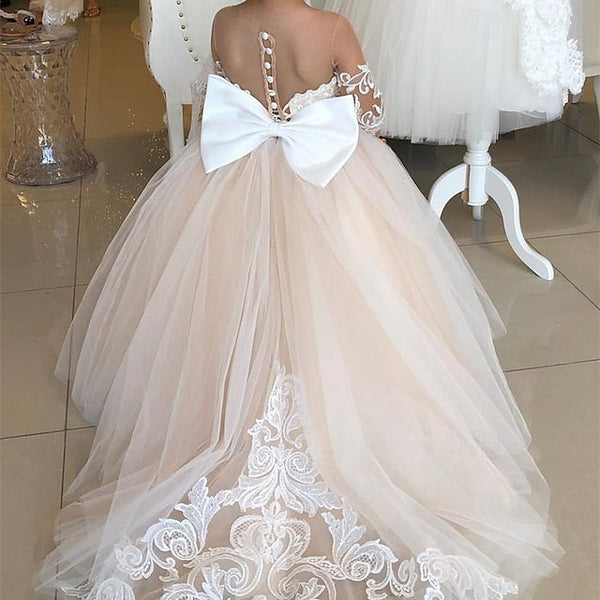 Girls' Dress Kid's Princess Girl Flower FashionChic