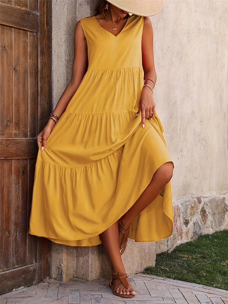 Women's Maxi Dress Casual Dress Swing Dress A Line Dress FashionChic