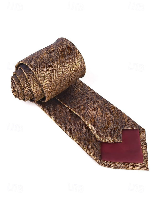 Polyester Christmas Herringbone Men's Stylish – Tie FashionChic