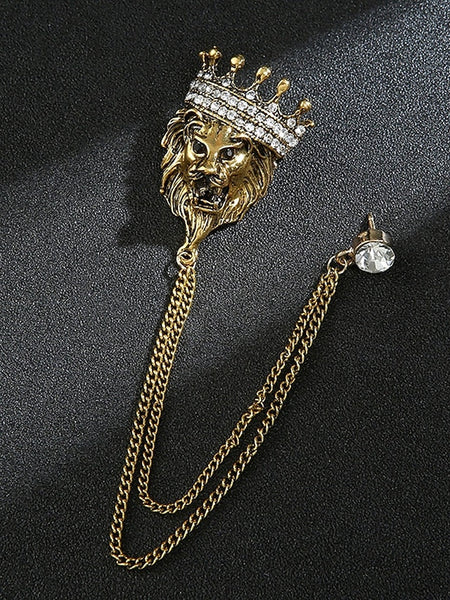 Men's Pin Brooch with Lapel Christmas Deer FashionChic