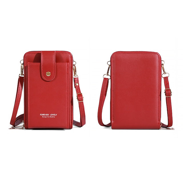 Mobile Phone PU Women's Bag Shoulder Crossbody FashionChic