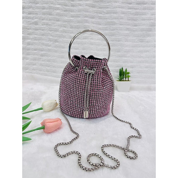 Women's PU Bag Chain Clutch Evening Wedding Leather Party FashionChic