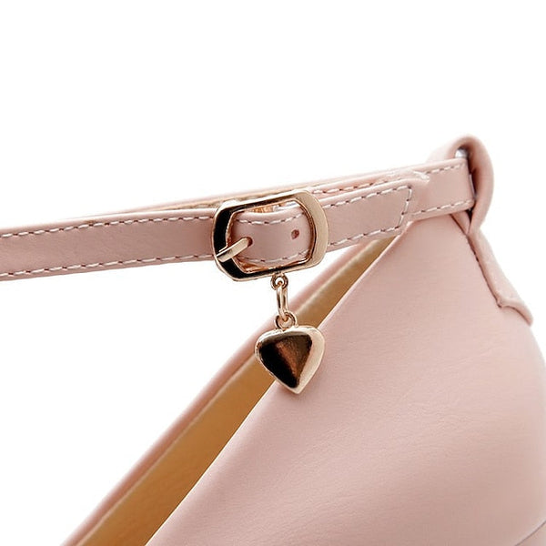 Lolita Cosplay PU Shoes Dress Daily Heels Heel Girls' FashionChic