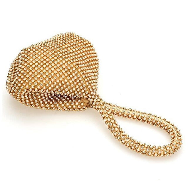 - Bag Silver Rhinestone Elegant Women's Evening Crystal FashionChic