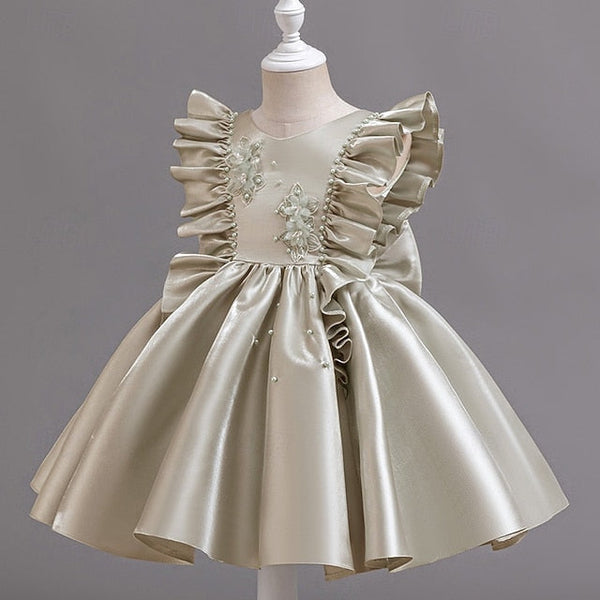 Floral Dress Sleeveless Toddler Wedding Girls' Party FashionChic