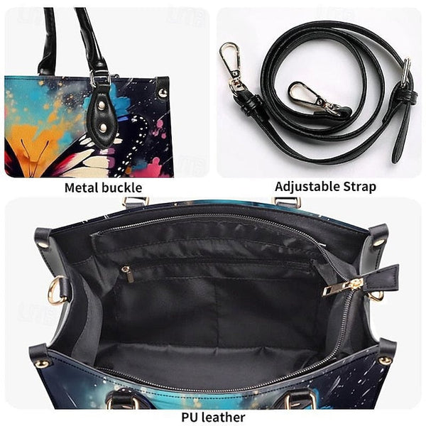 Women's Shoulder Handbag Boston PU Bag Crossbody FashionChic