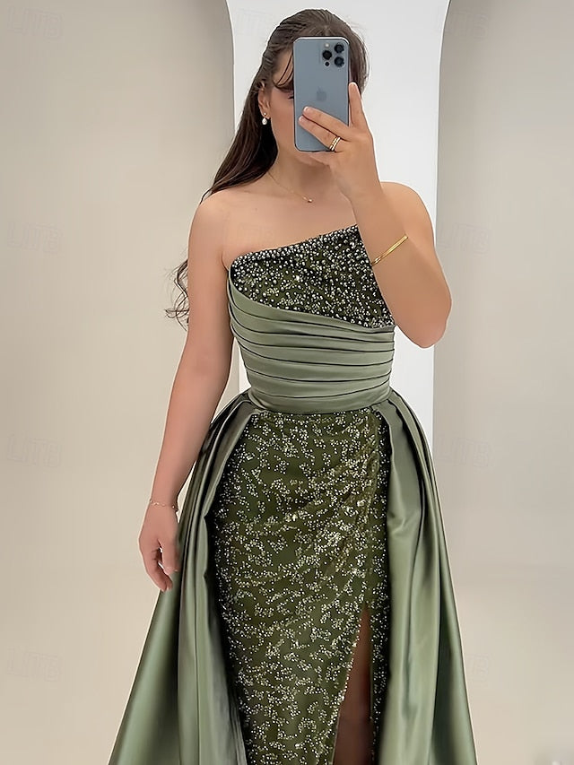 Evening Mermaid Dress A-Line Gown Trumpet / Elegant Formal FashionChic