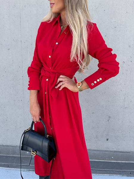 Women's Midi Dress A Line Dress Casual Daily Regular Fit