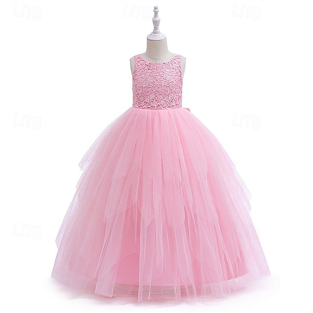 Princess Kid's Flower Girl Girls' Dress FashionChic