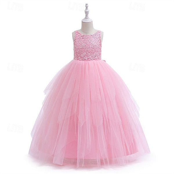 Princess Kid's Flower Girl Girls' Dress FashionChic