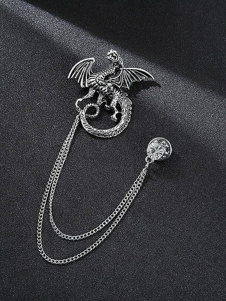 Men's Pin Brooch with Lapel Christmas Deer FashionChic