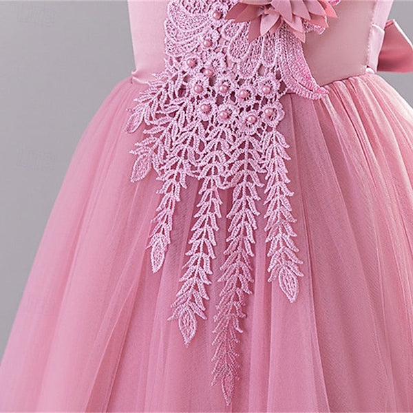 Dress Kid's Girls' Girl Flower Princess FashionChic