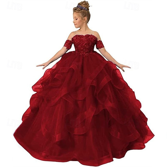 Girls' Princess Kid's Dress Girl Flower FashionChic