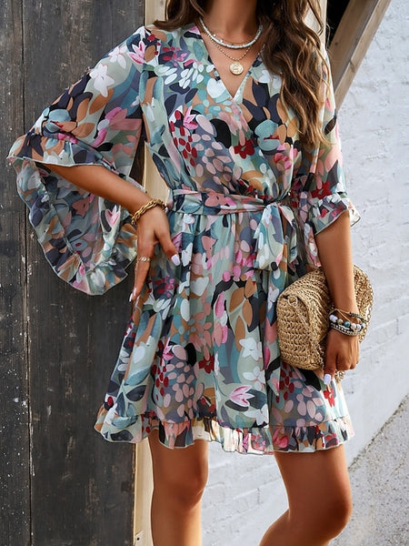Women's Mini Dress Casual Dress Floral Dress Summer Dress