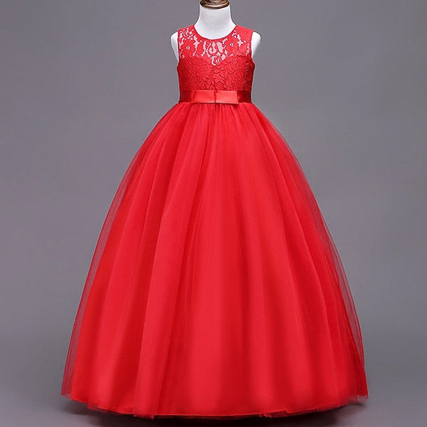 Flower Gown Girls' Dress Evening Party Girl FashionChic