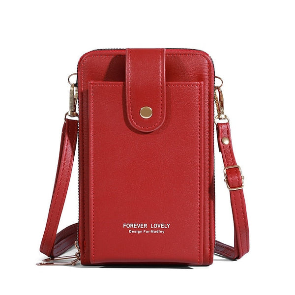 Mobile Phone PU Women's Bag Shoulder Crossbody FashionChic