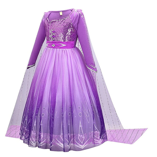 Theme Princess Girl Party Fairytale Flower Anna Frozen Dress FashionChic